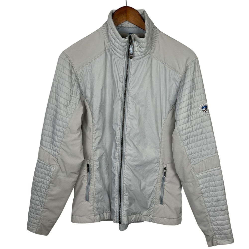 Kuhl Quilted Puffer Jacket Womens Medium Lightweight Hybrid Womens Projekt Coat